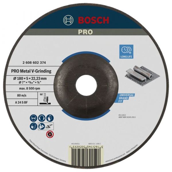 Disco de Desbaste 7 x 3/16 x 7/8 Pol. Bosch