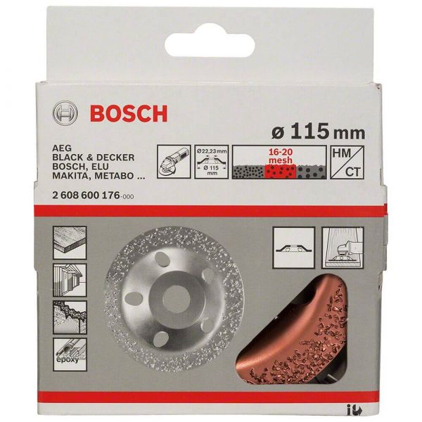 Disco de Desbaste Bosch Metal Duro para Esmerilhadeira 115mm