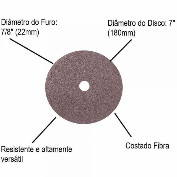Disco De Fibra Metalite 7