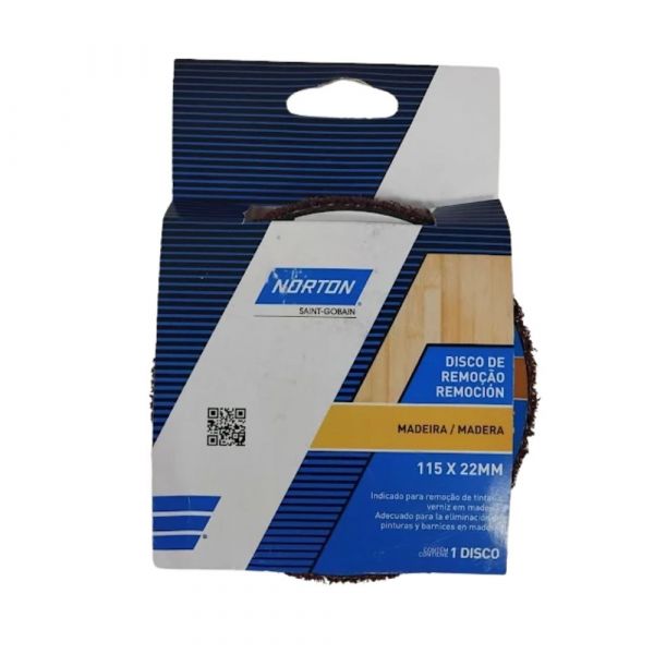 Disco de Remoção Madeira  4.1/2 Pol. x 7/8 Pol Norton