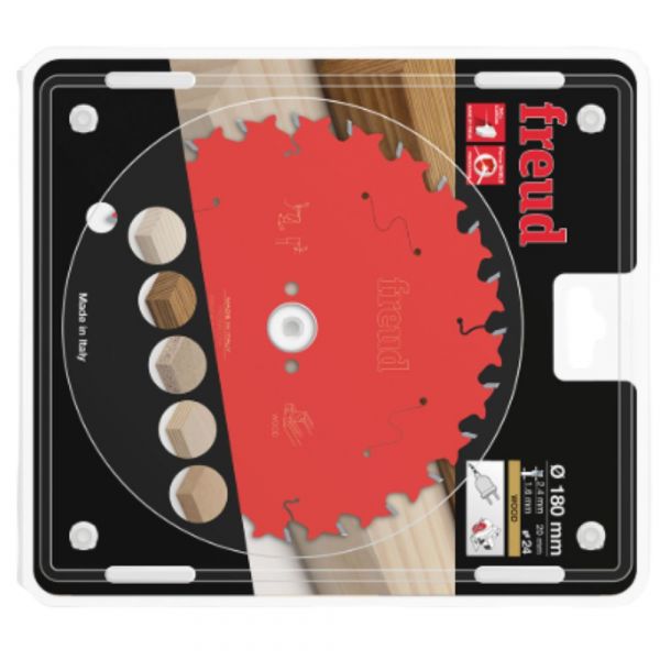 Disco de Serra Circular para Madeira 24 Dentes 180mm Freud