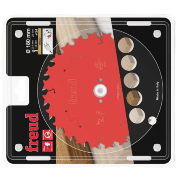 Disco de Serra Circular para Madeira 24 Dentes 180mm Freud