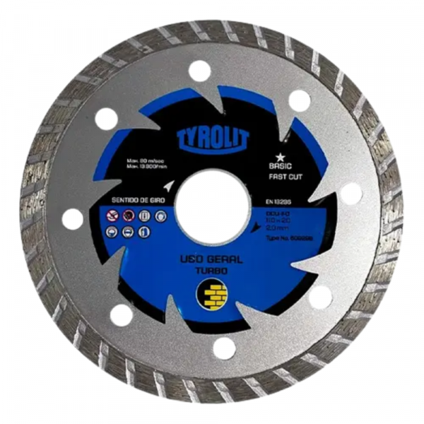 Disco Diamantado Basic Turbo 110mm Tyrolit