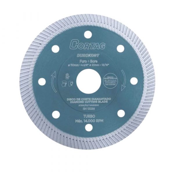 Disco Diamantado Durokort 110mm 60668 Cortag