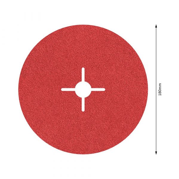 Disco Fibra 180mm G36 Best Metal Inox R780 Bosch