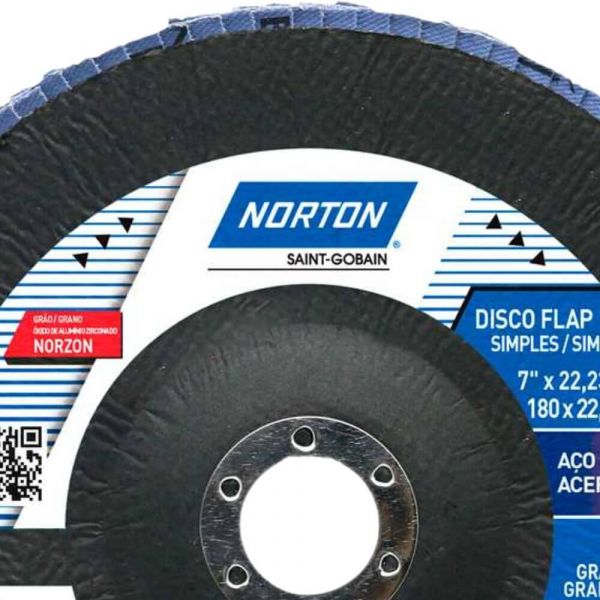 Disco Flap Original 7 Pol. Grão 50 Norton