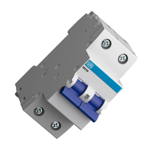 Disjuntor Bifásico Termomagnético 3KA 2P MDW-C 10A Weg