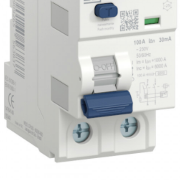 Disjuntor Interruptor Bifásico DR RDWS 30AC 40A 2 Polos Weg