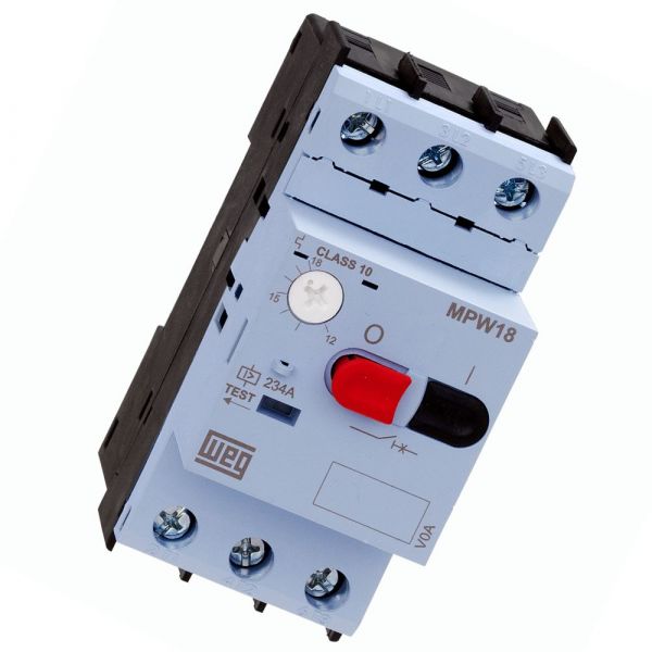 Disjuntor Motor AZ MPW18-3-U010 6,3-10 A Parafuso Weg