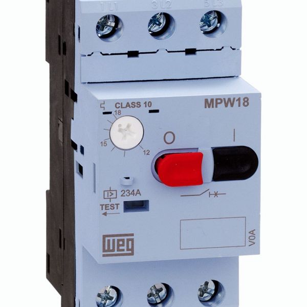 Disjuntor Motor AZ MPW18-3-U010 6,3-10 A Parafuso Weg
