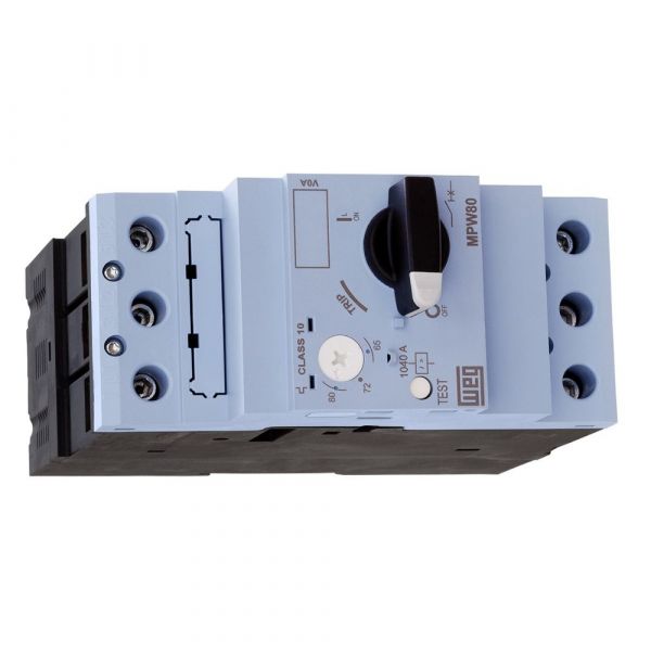 Disjuntor Motor AZ MPW80-3-U050 40-50A Box Weg