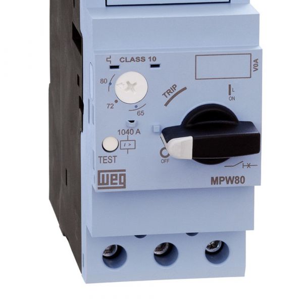 Disjuntor Motor AZ MPW80-3-U050 40-50A Box Weg