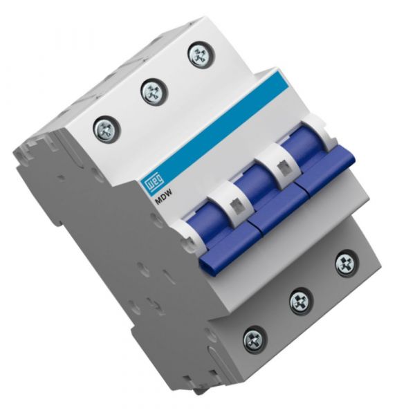 Disjuntor Trifásico Termomagnético 3KA 3P MDW-C 25A Weg