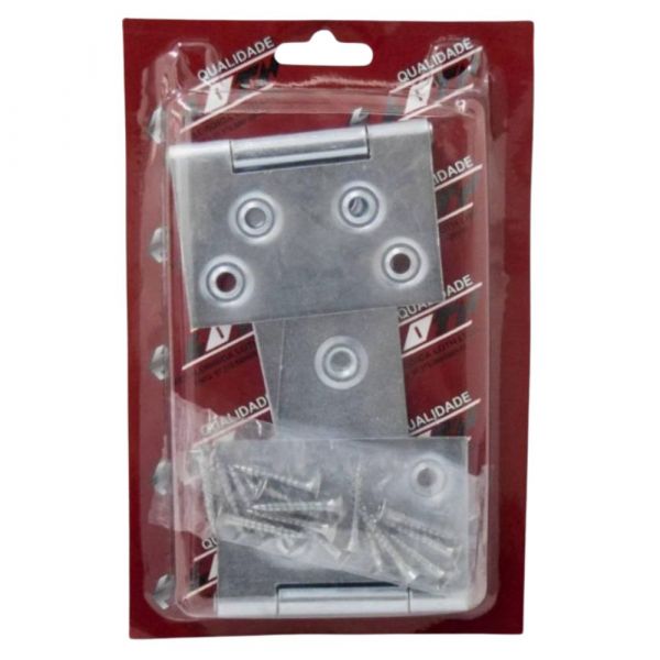 Dobradiça de Leme 4 Pol. para Portão Zincado Loth