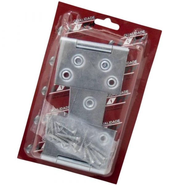 Dobradiça de Leme 4 Pol. para Portão Zincado Loth