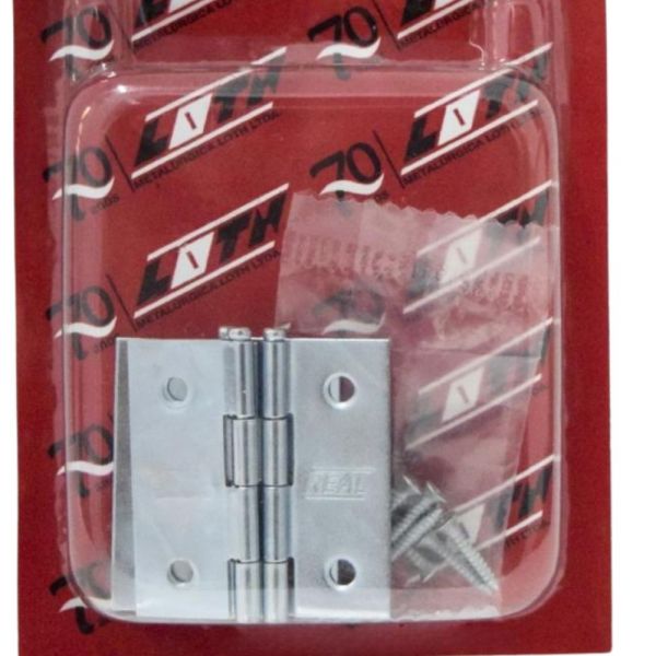 Dobradiça de Pino Solto Real 2 Pol. Zincado Loth 