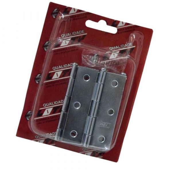 Dobradiça de Pino Solto Real 3 Pol. Zincado Loth 