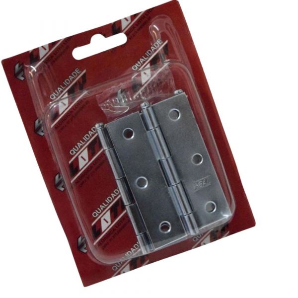 Dobradiça de Pino Solto Real 3 Pol. Zincado Loth 