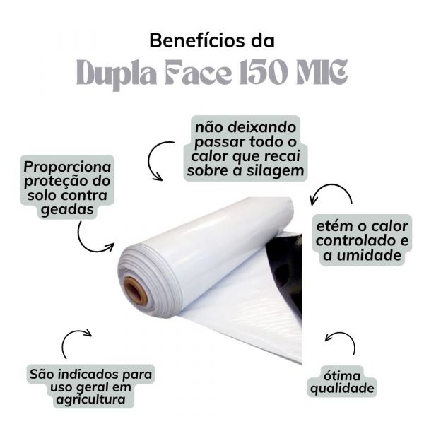 1 Metro Dupla Face 150 MIC 8x1M Lonax