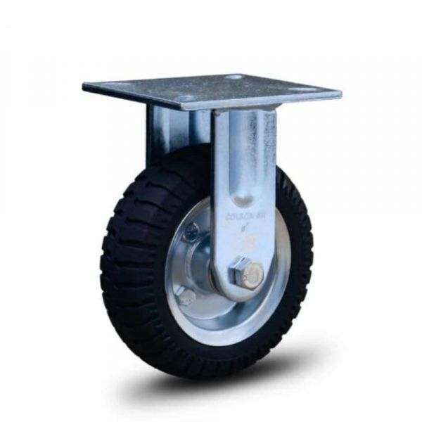 Rodízio Giratório 350-4 Preto Placa Polipropileno 150kg Colson