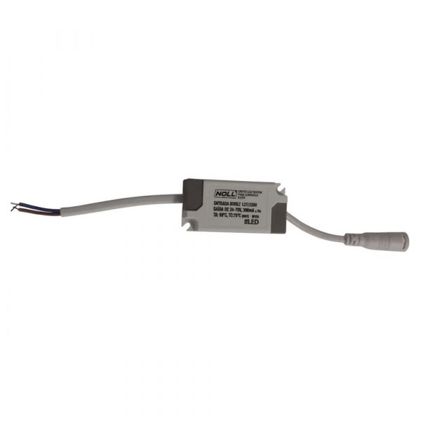 Driver Led Reator para Luminária 8W-24W Bivolt Noll Rocast