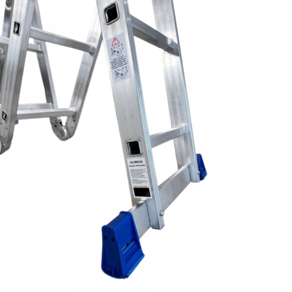 Escada Articulada Alumínio 12 Degraus 4x3 Alumasa