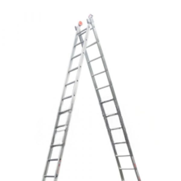 Escada de Alumínio 15 Degraus 2 Lances Alulev