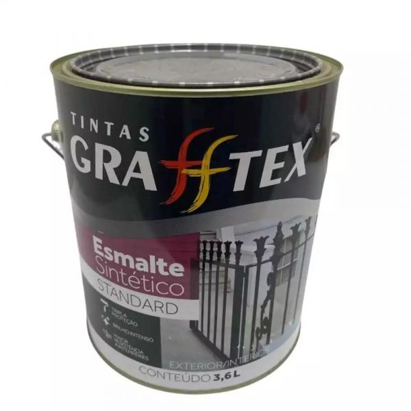 Esmalte Sintético Alto Brilho Verde Folha 3,6L Grafftex