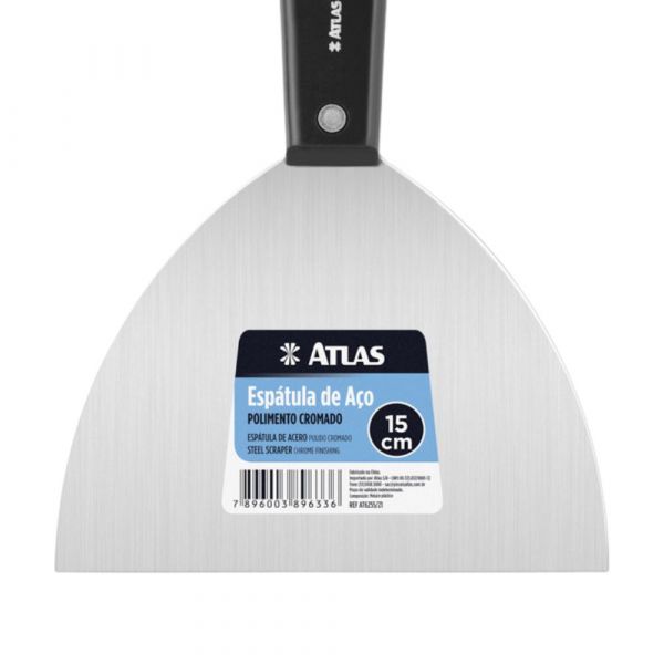 Espátula Aço Cromado 15cm AT6255/21 Atlas
