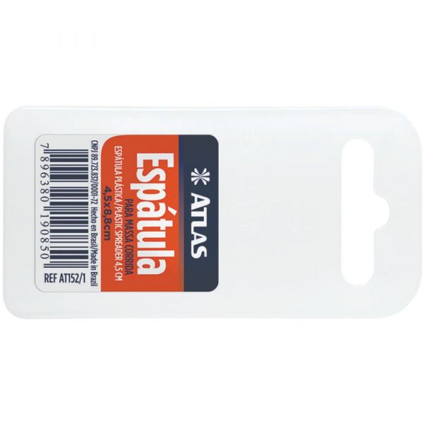 Espátula Plástica pra Massa 4,5cm Atlas