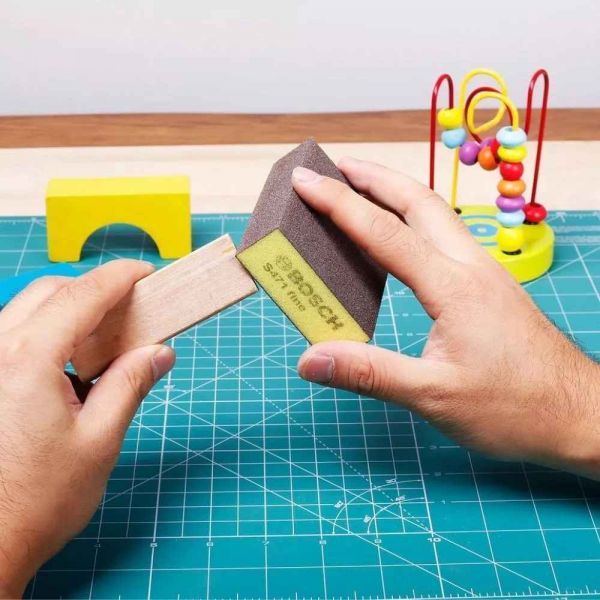 Espuma Abrasiva Bosch Best for Flat Edge; 69x26x97mm Fine 2608608226 Bosch