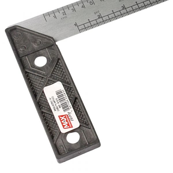 Esquadro de Aço Cabo Plástico Preto 12 Pol. Max
