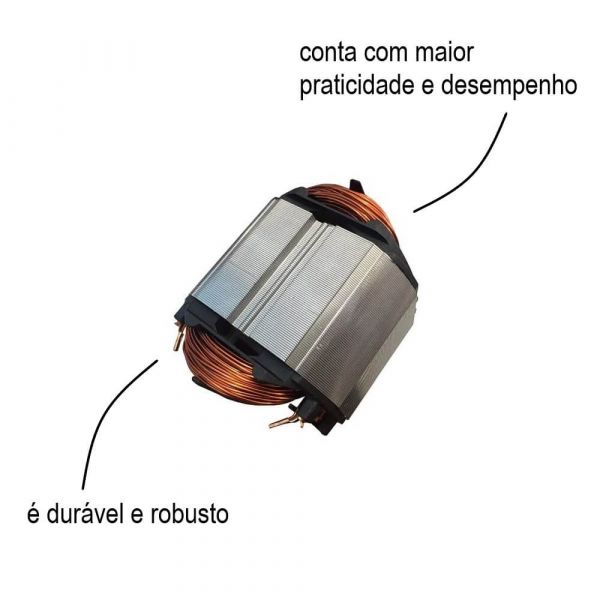 Estator 220V 60 Hz Martelete Bosch F000607161