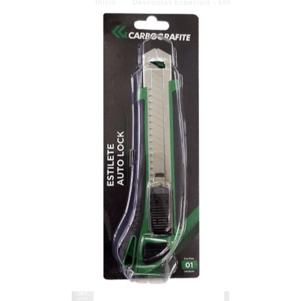 Estilete Auto Lock Carbografite