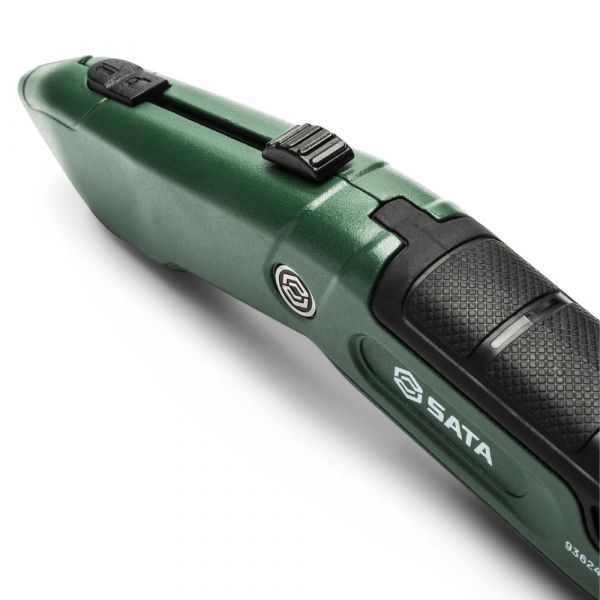 Estilete de Segurança Auto-Retrátil Reforçado Trapezoidal  ST93624G Sata