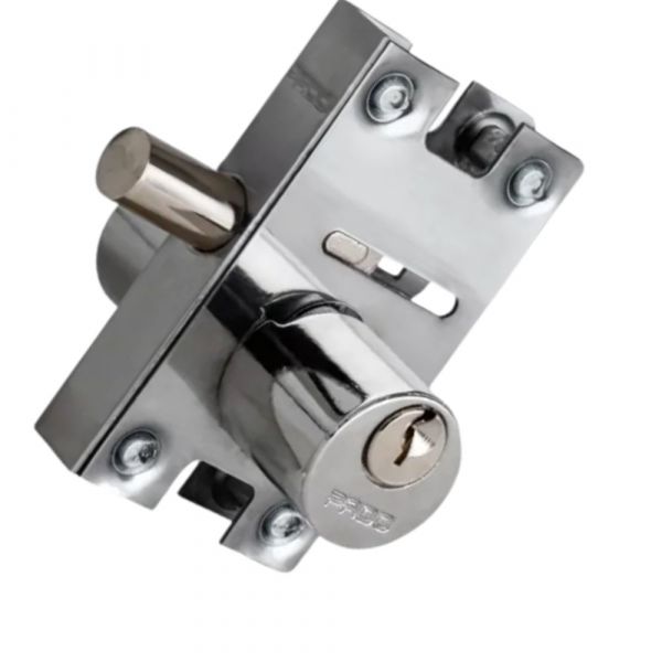 Fechadura Porta de Vidro PV04 Pino Cilindro Redondo Pado