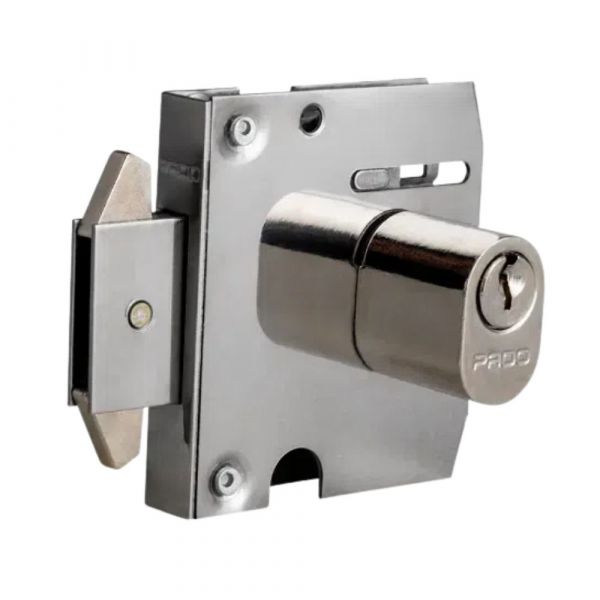 Fechadura PV06 Dupla Cil Oval Cromado Pado