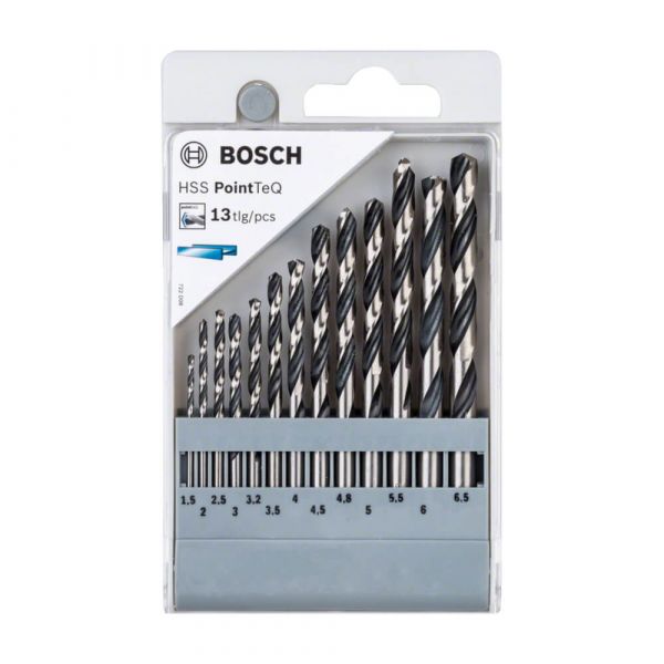 Jogo broca para metal Bosch HSS-PointTeQ 1,5-6,5mm