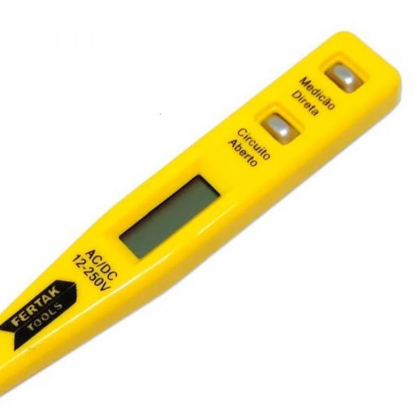 Chave Teste Digital Corrente 12V-250V Fertak