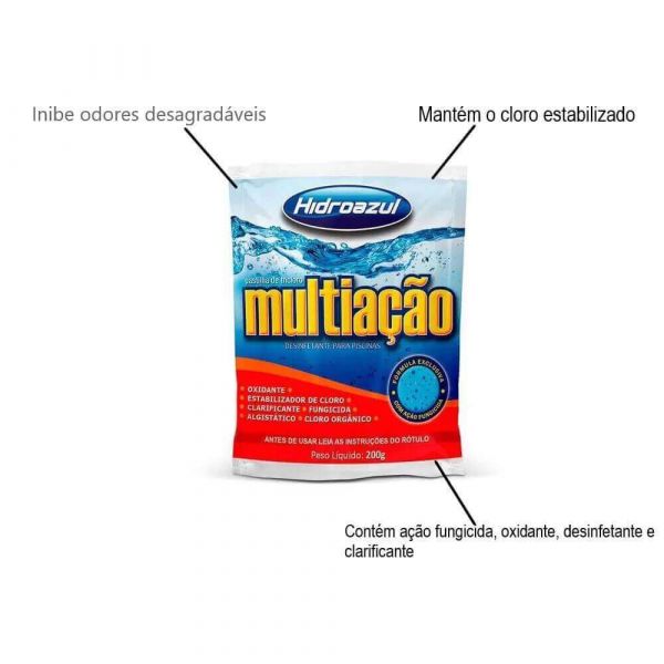 Pastilha Para Desinfecção De Água 200g Hidroazul
