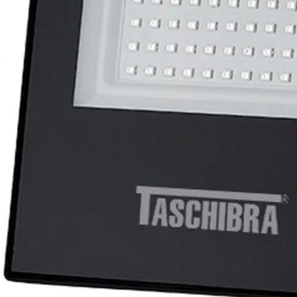Refletor LED TR 50W SLIM 6500K Preto Taschibra