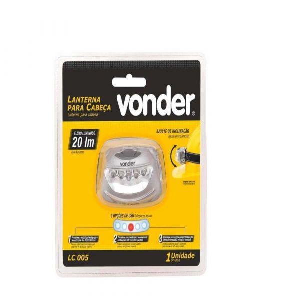 Lanterna De Led Para Cabeça LC 005 Vonder