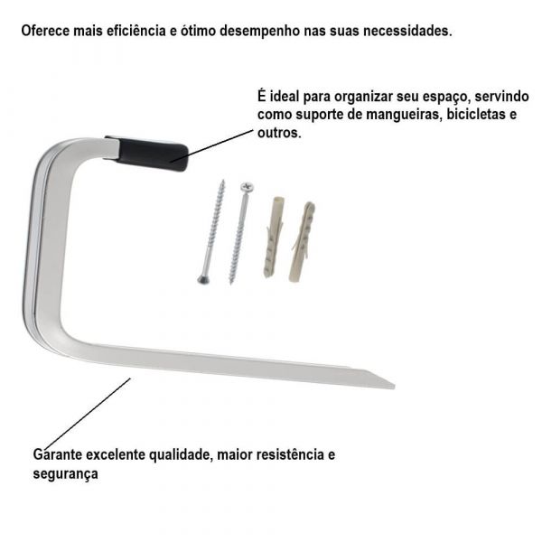 Suporte Multiuso De Alumínio 115X140mm Bemfixa 