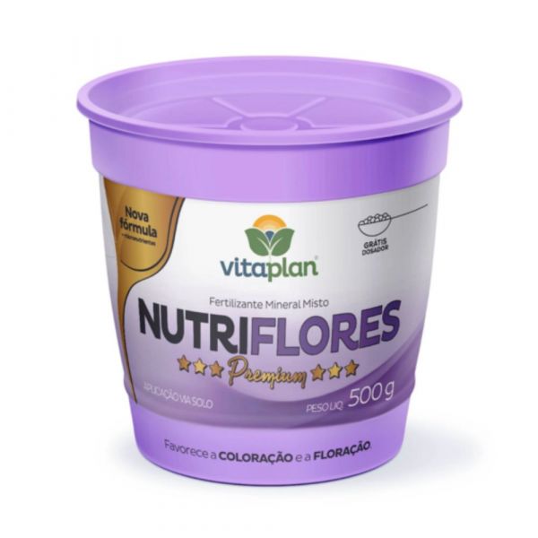 Fertilizante Nutriflores Premium 500g 8000909-U Vitaplan
