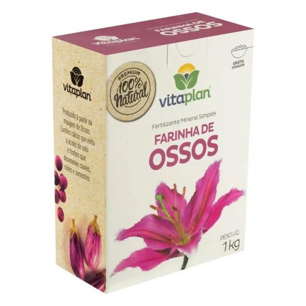 Fertilizante Farinha de Osso 1Kg. 8000102-U Vitaplan