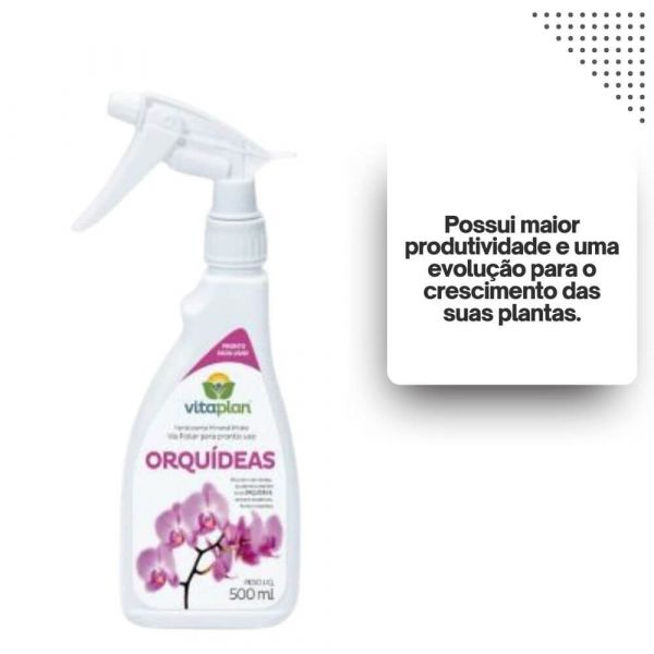 Fertilizante Foliar Orquídeas 500ml 8000715-U Vitaplan 
