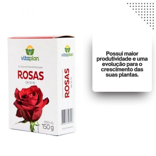 Fertilizante para Rosas 150g 8000403-U Vitaplan 