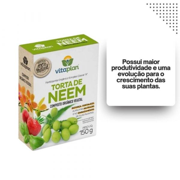 Fertilizante Torta de Neem 150g  8000408-U Vitaplan 