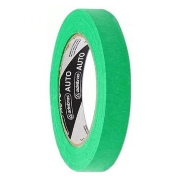 Fita Crepe Automotiva 18mmx40m Verde 766 Adelbras