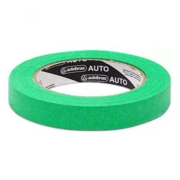 Fita Crepe Automotiva 18mmx40m Verde 766 Adelbras
